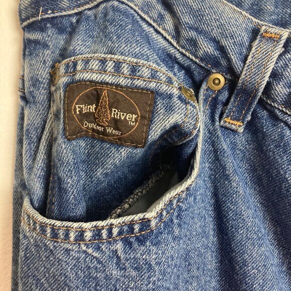 Flint River Outdoor Wear Jeans Mens 40 x 33 Hunting Fishing Hiking Work - Picture 3 of 5